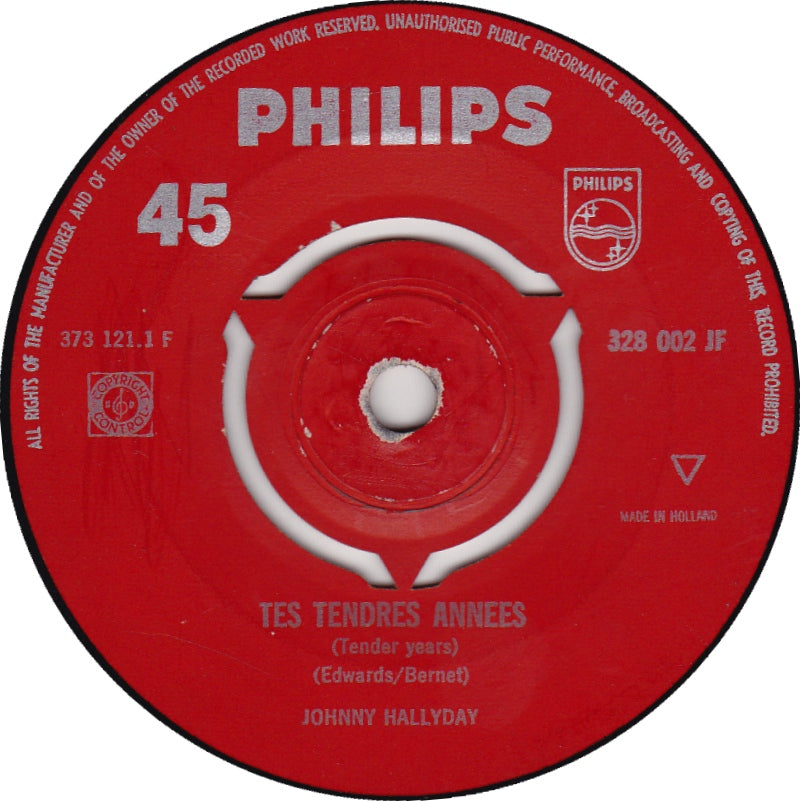 Johnny Hallyday - Tes Tendres Années 39831 Vinyl Singles Hoes: Generic