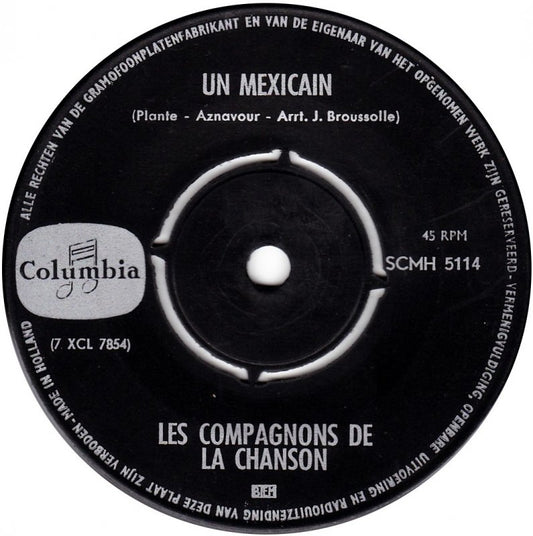 Les Compagnons De La Chanson - Un Mexican 02868 Vinyl Singles Hoes: Generic