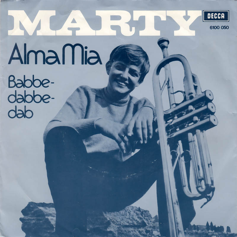 Marty Schreijenberg - Alma Mia 37872 Vinyl Singles Goede Staat