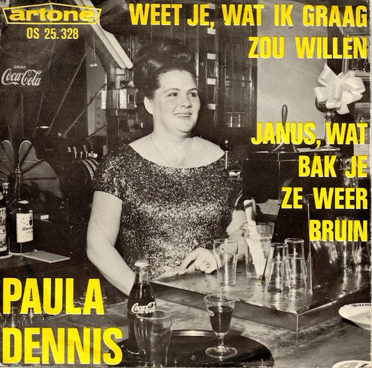 Paula Dennis - Weet Je, Wat Ik Graag Zou Willen 37861 Vinyl Singles Goede Staat