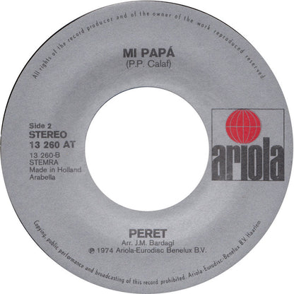 Peret - Canta Y Se Feliz 11445 Vinyl Singles Hoes: Generic