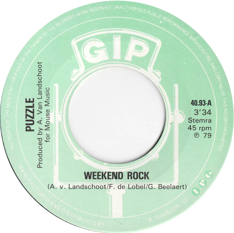 Puzzle - Weekend Rock 21820 Vinyl Singles Hoes: Generic