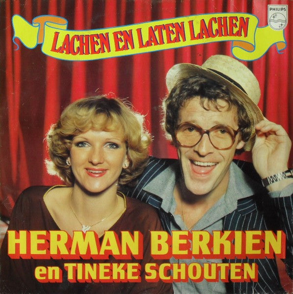 Herman Berkien En Tineke Schouten - Lachen En Laten Lachen (LP) 40810 Vinyl LP Goede Staat