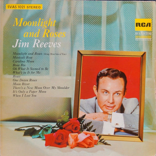 Jim Reeves - Moonlight And Roses (LP) 43148 Vinyl LP Goede Staat