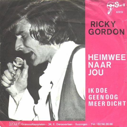 Ricky Gordon - Heimwee Naar Jou 34736 Vinyl Singles Goede Staat