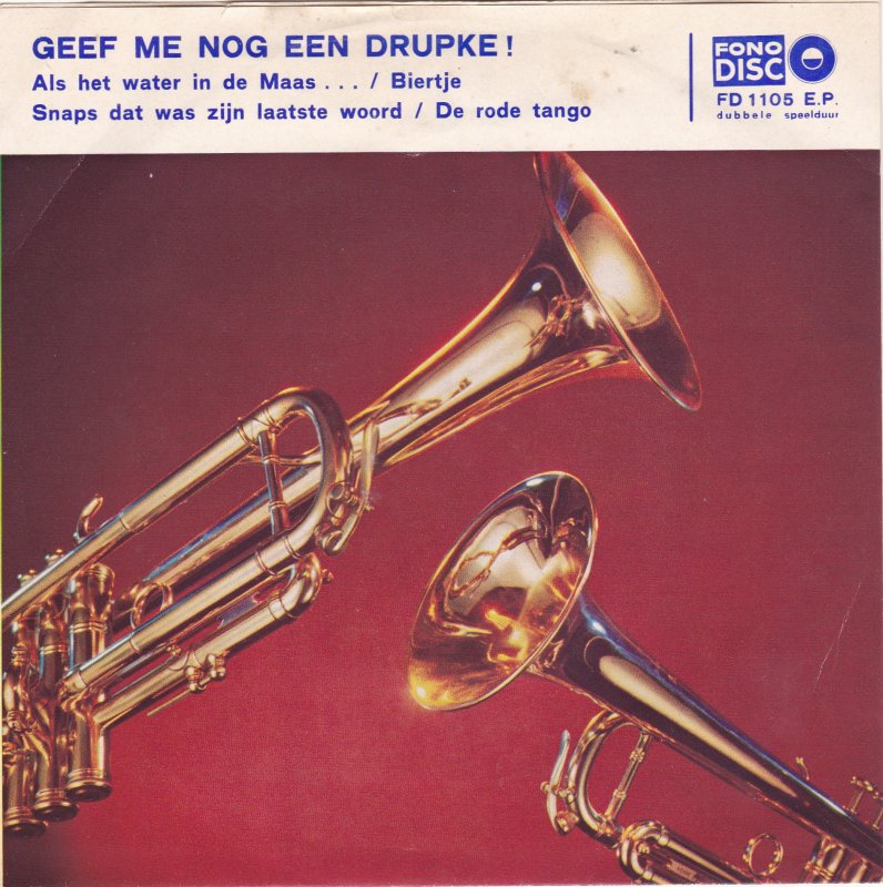 Riet En Jaap, De Bierbaarden - Geef Me Nog Een drupke! (EP) 37863 Vinyl Singles EP Goede Staat