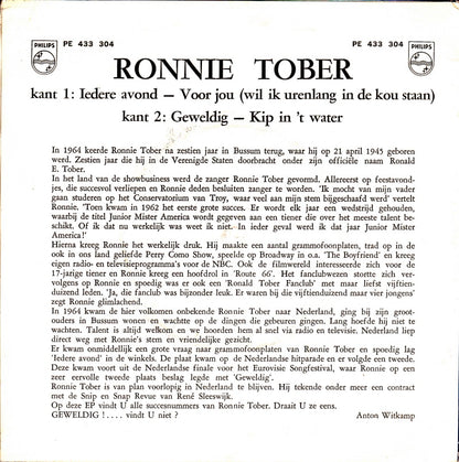 Ronnie Tober - Geweldig! (EP) 34578 Vinyl Singles Goede Staat