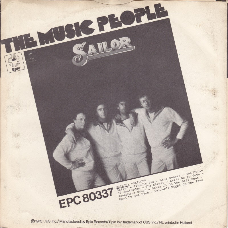 Sailor - Sailor 18061 Vinyl Singles B-Keus (B)