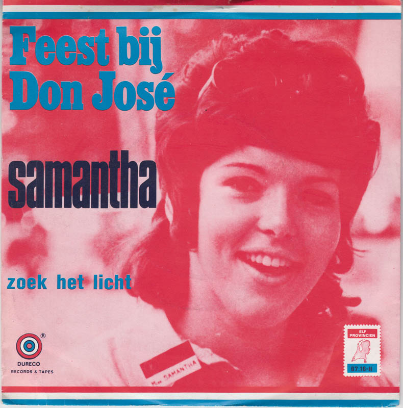 Samantha - Feest Bij Don José 19661 Vinyl Singles Goede Staat ++