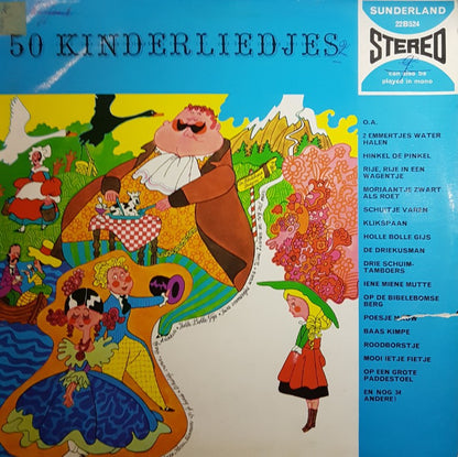 Kinderkoor De Zonnepitten - 50 Kinderliedjes (LP) 51293 Vinyl LP Goede Staat