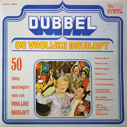 Various - De Vrolijke Bruiloft (LP) 51334 Vinyl LP Dubbel Goede Staat