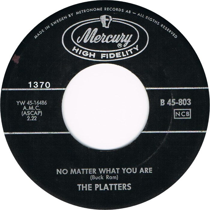 Platters - Smoke Gets In Your Eyes 19460 Vinyl Singles Goede Staat