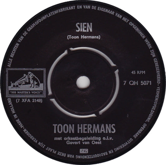 Toon Hermans - Sien Vinyl Singles Hoes: Generic