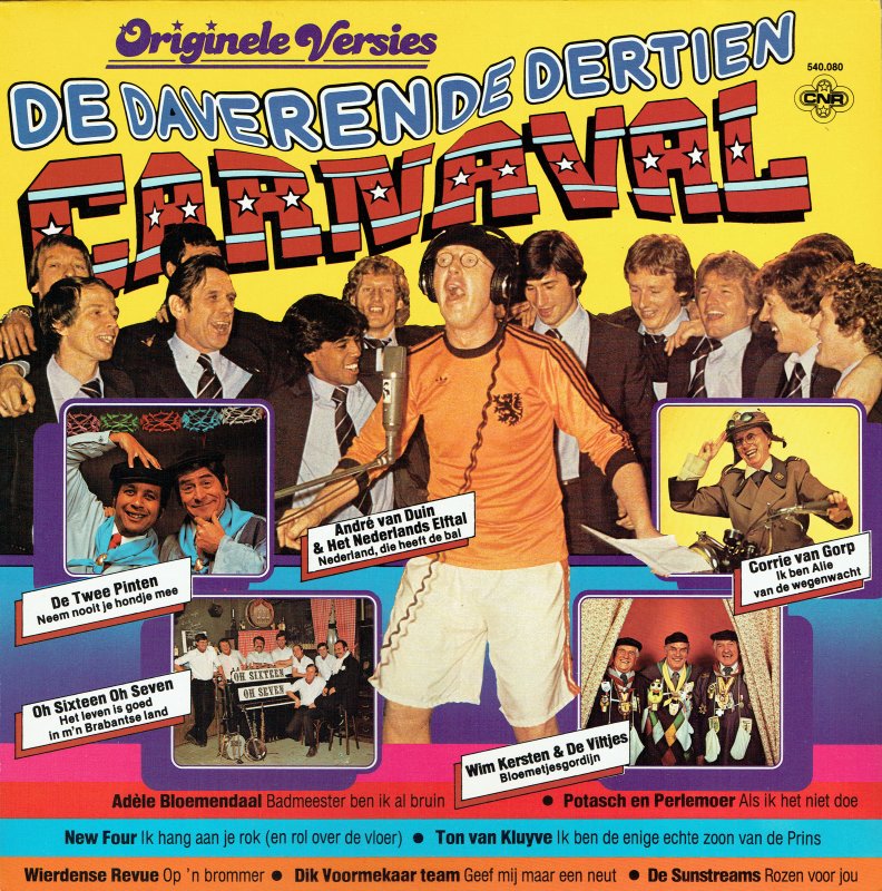 Various - De Daverende Dertien Carnaval (LP) 48176 Vinyl LP Goede Staat