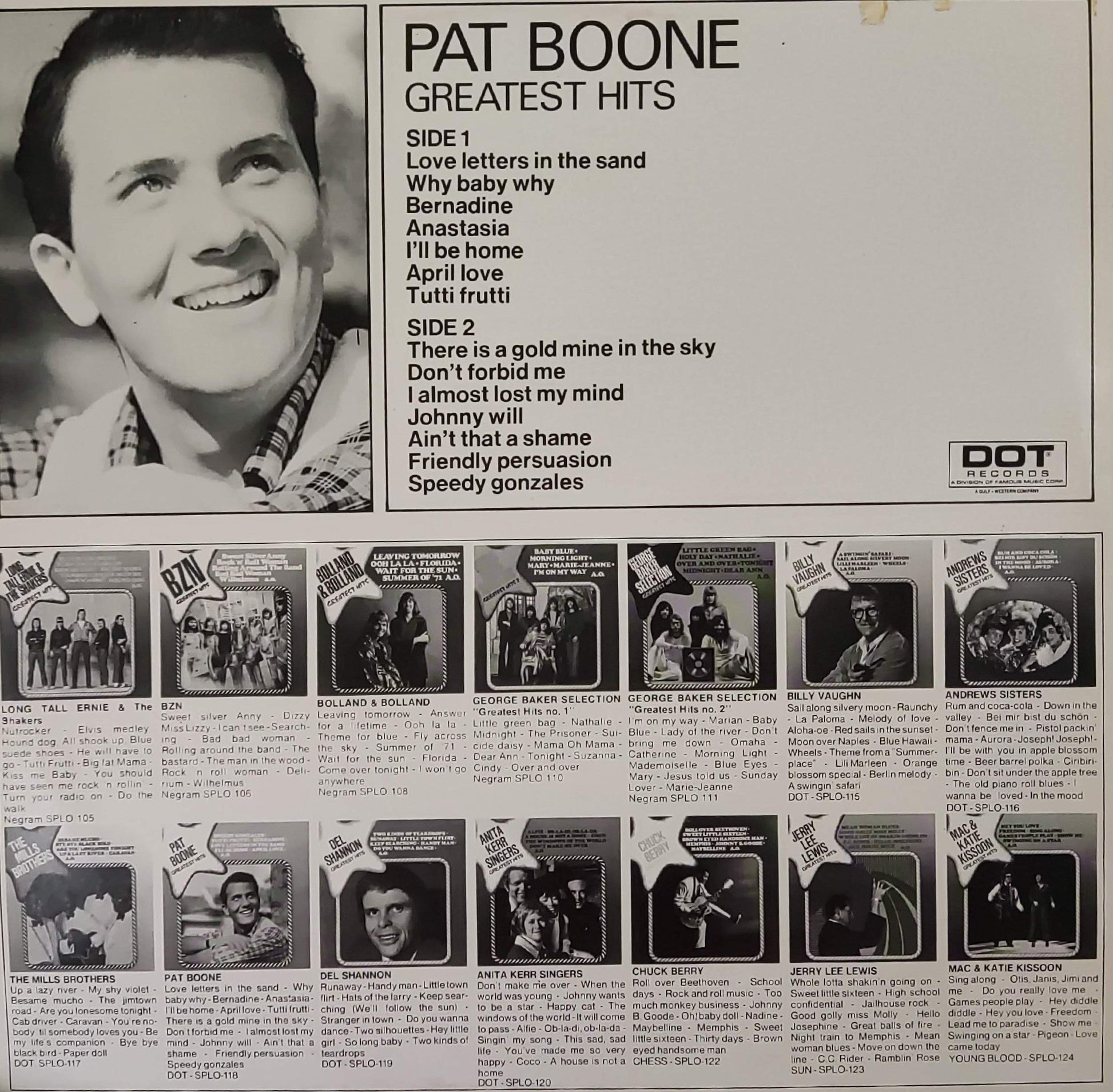 Pat Boone - Greatest Hits (LP) 43697 Vinyl LP Goede Staat