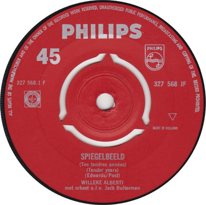 Willeke Alberti - Spiegelbeeld 39978 Vinyl Singles Hoes: Generic