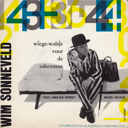 Wim Sonneveld - Wiege-Walsje Voor De Zakenman (Flexi-disc) 34793 Vinyl Singles Goede Staat