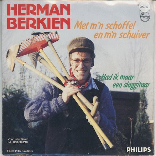 Herman Berkien - Met M'n Schoffel En M'n Schuiver 34654 Vinyl Singles Goede Staat