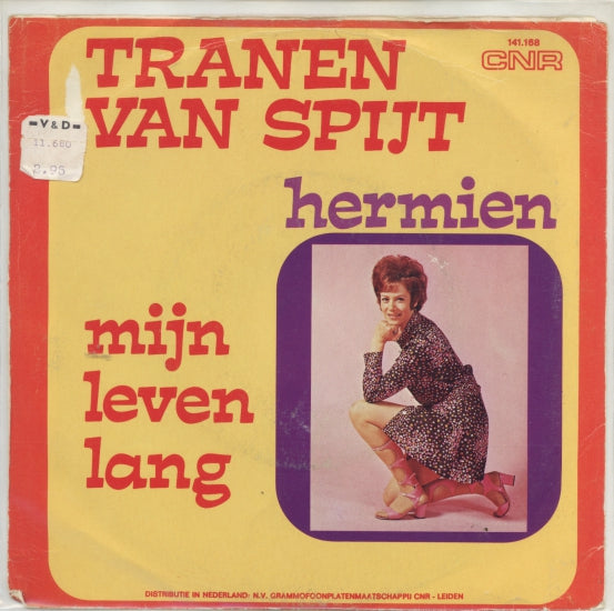 Hermien Timmerman - Tranen Van Spijt 00701 Vinyl Singles Goede Staat