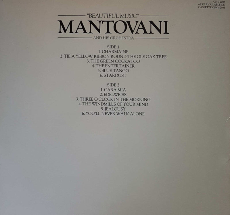 Mantovani And His Orchestra - Beautiful Music (LP) 40438 Vinyl LP Goede Staat