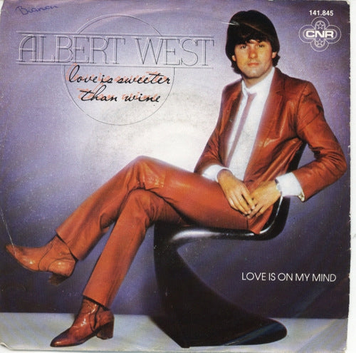 Albert West - Love Is Sweeter Than Wine 00911 Vinyl Singles Goede Staat