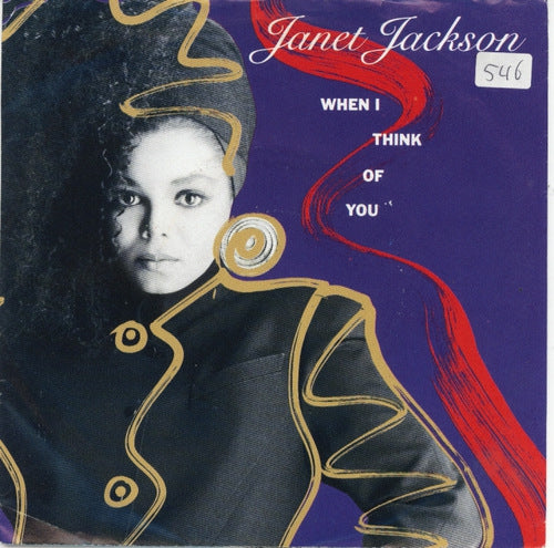 Janet Jackson - When I Think Of You 20343 Vinyl Singles Goede Staat