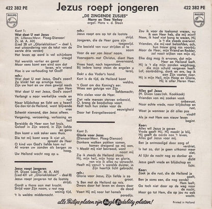 Zingende Zusjes - Jezus Roept Jongeren (EP) 25754 Vinyl Singles EP Goede Staat