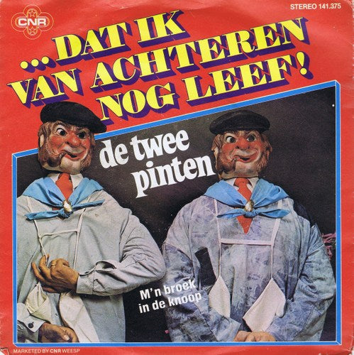 Twee Pinten - Ik Weet Van Voren Niet... 36773 Vinyl Singles Goede Staat