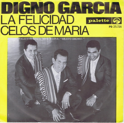 Digno Garcia Y Sus Carios - La Felicidad 17256 Vinyl Singles Goede Staat