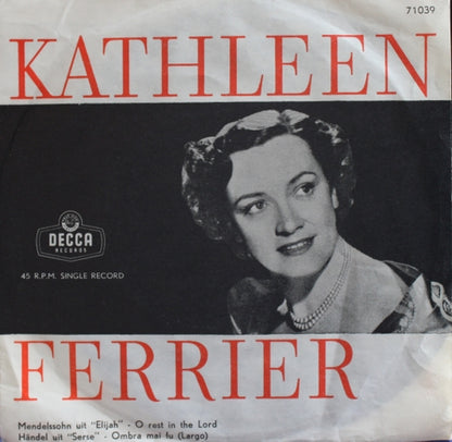 Kathleen Ferrier - O Rest In The Lord 03755 Vinyl Singles Goede Staat