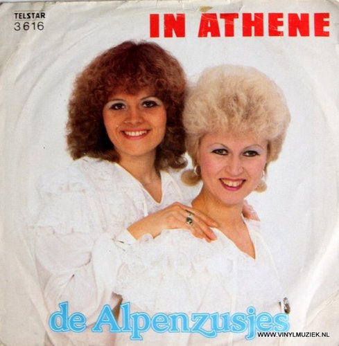 Alpenzusjes - Blijf Bij Mij Tot Morgenvroeg 04819 Vinyl Singles Goede Staat