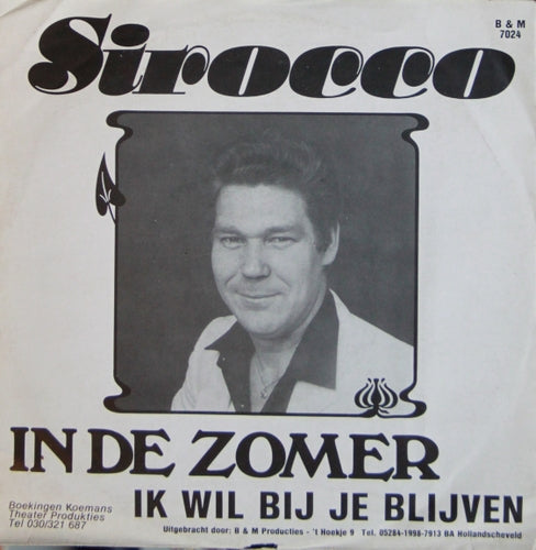 Sirocco - In De Zomer 03771 18624 32006 Vinyl Singles Goede Staat