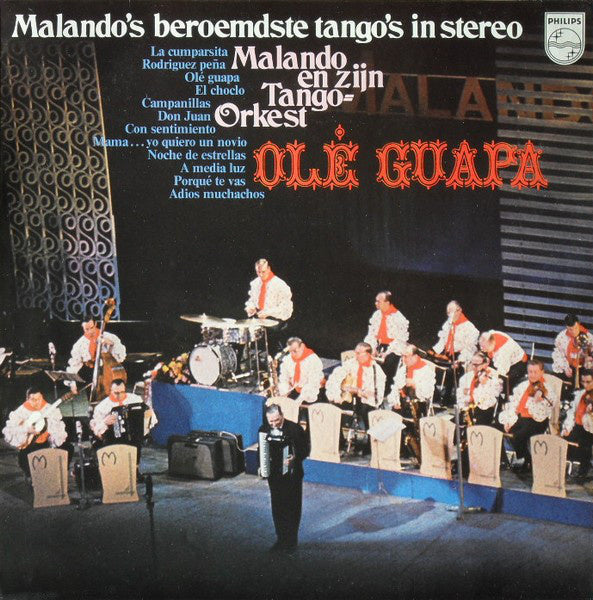 Malando En Zijn Tango-Orkest - Olé Guapa (Malando's Beroemdste Tango's In Stereo) (LP) 40428 Vinyl LP Goede Staat