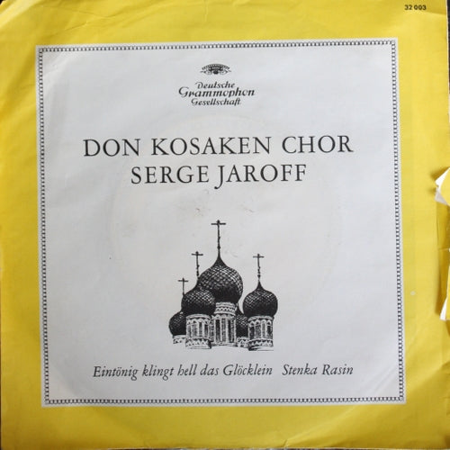 Don Kosaken Chor Serge Jaroff - Eintönig Klingt Hell Das Glöcklein 06460 Vinyl Singles Goede Staat