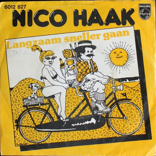 Nico Haak - Langzaam Sneller Gaan 34015 Vinyl Singles Goede Staat