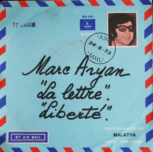 Marc Aryan - La lettre 06813 Vinyl Singles Goede Staat