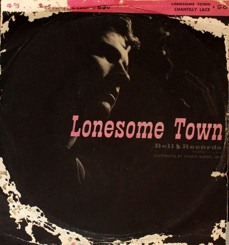 Tommy Dunn - Lonesome Town / Jackie Robbins - Chantilly Lace 08566 Vinyl Singles Goede Staat