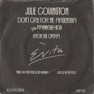 Julie Covington - Don't Cry For Me Argentina 25394 Vinyl Singles Goede Staat