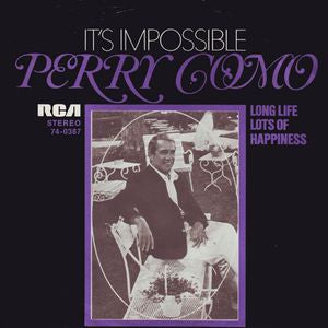 Perry Como - It's Impossible 27267 Vinyl Singles Goede Staat