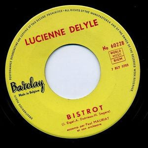 Lucienne Delyle - Bistrot 09962 Vinyl Singles Goede Staat