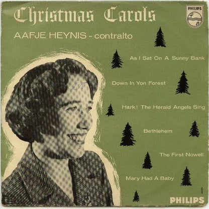 Aafje Heynis - Christmas Carols Vinyl Singles Goede Staat