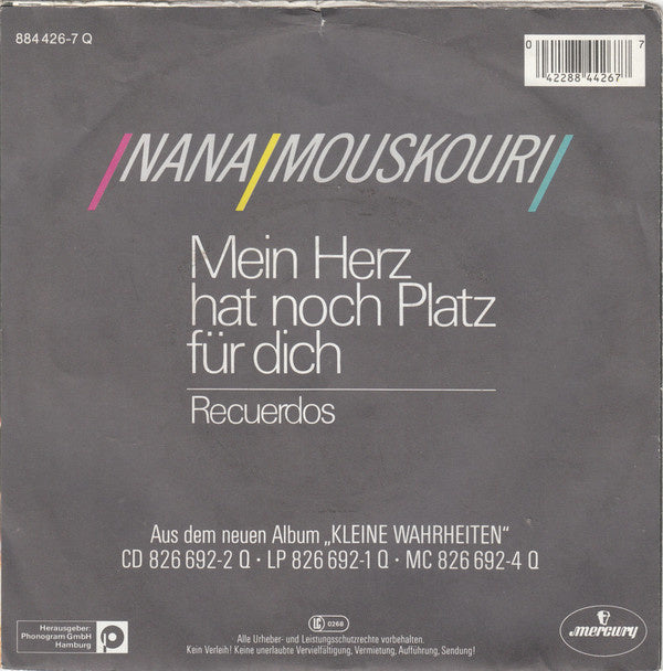 Nana Mouskouri - Mein Herz Hat Noch Platz Für Dich 21660 Vinyl Singles Goede Staat