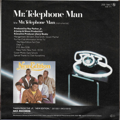 New Edition - Mr Telephone Man 25162 Vinyl Singles Goede Staat