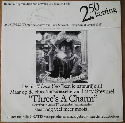 Lucy Steymel - Three's A Charm 12045 Vinyl Singles Goede Staat