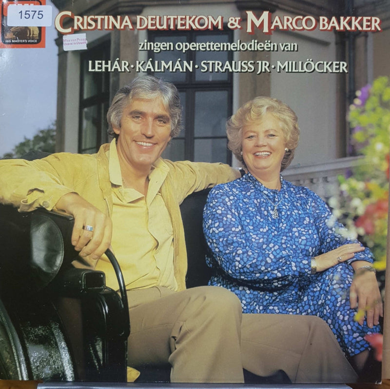 Cristina Deutekom & Marco Bakker - Cristina Deutekom & Marco Bakker Zingen Operettemelodieën (LP) 41167 Vinyl LP Goede Staat