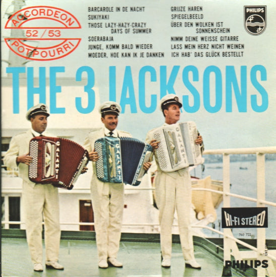 3 Jacksons - Accordeon Potpourri No. 52/53 (EP) Vinyl Singles EP Goede Staat