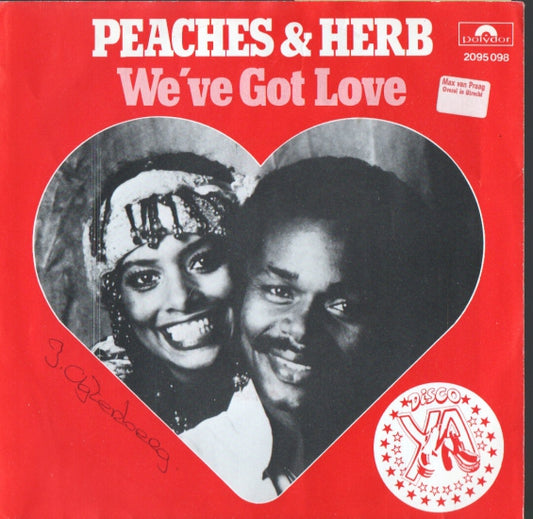 Peaches & Herb - We've Got Love 10856 07716 Vinyl Singles Goede Staat