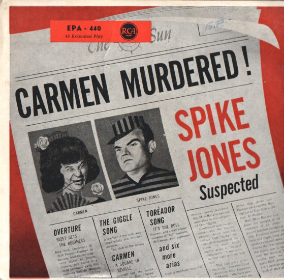 Spike Jones And His City Slickers - Carmen Murdered 10915 Vinyl Singles Goede Staat