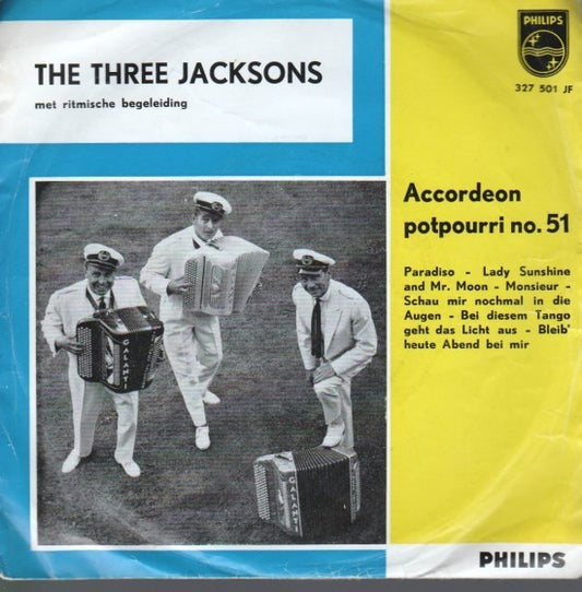 3 Jacksons - Accordeon Potpourri No. 51 Vinyl Singles Goede Staat