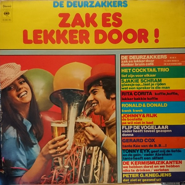 Various - Zak Es Lekker Door (LP) 43035 Vinyl LP Goede Staat